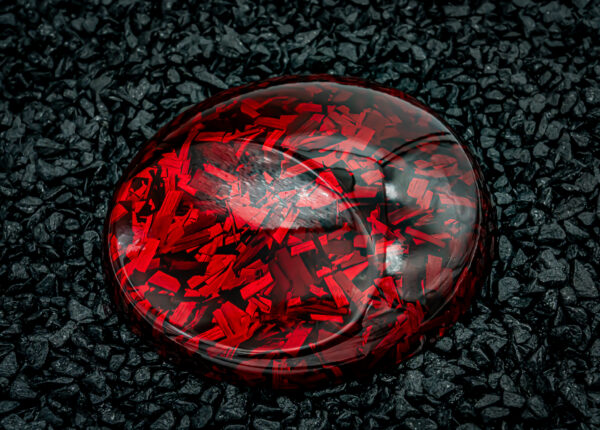 Forged Carbon Red Gloss