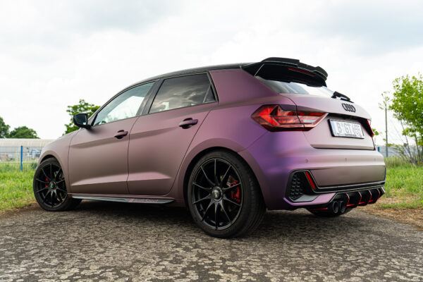 Matte Black Purple