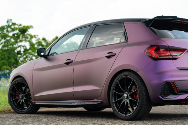 Matte Black Purple