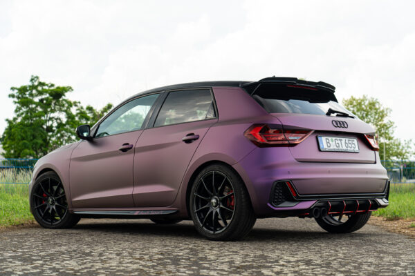 Matte Black Purple