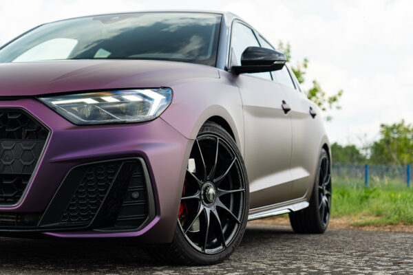 Matte Black Purple