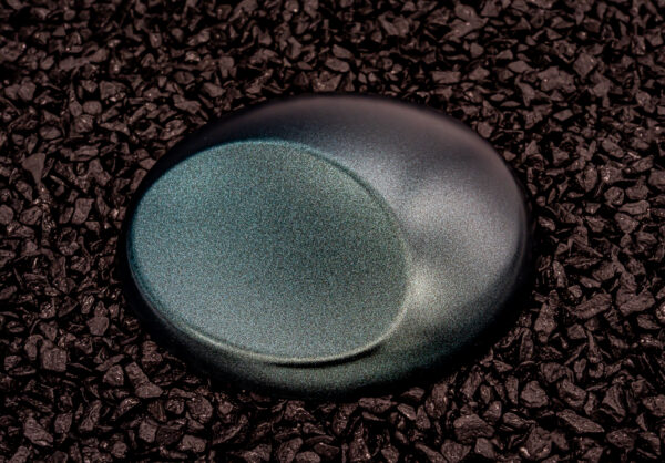 Matte Black Green Metallic