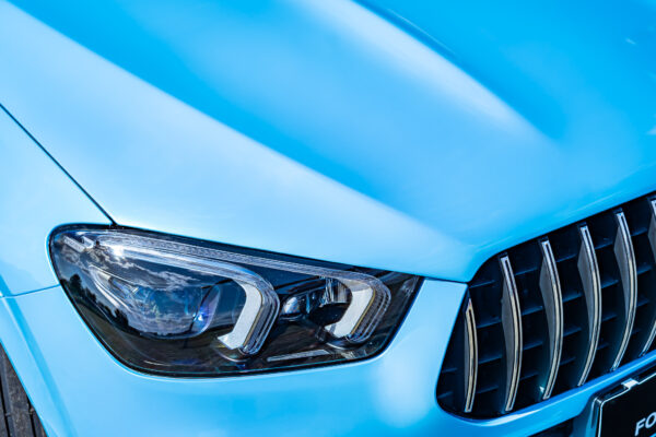 Gloss Coral Sky Blue Metallic