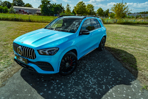 Gloss Coral Sky Blue Metallic