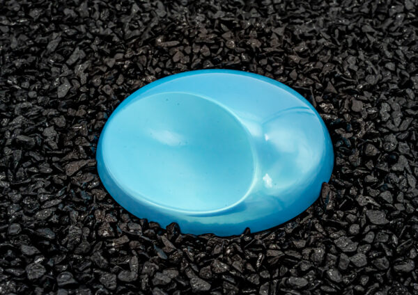 Gloss Coral Sky Blue Metallic